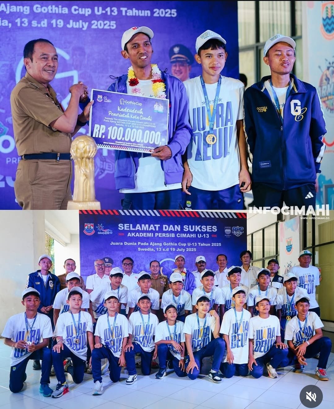Ajang Gothia Cup U-13 Tahun 2025 Swedia, 13 s.d 19 Juli 2025 - Berita Pendidikan PGRI Jawa Barat